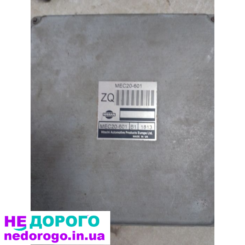 Блок управління двигуном Nissan Almera 1.5 2001р. MEC20-601 B1 E1443, бензиновий двигун, об'єм 1.5 л.