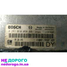 Блок управління двигуном Opel Zafira A 2.0 DTI, 2002 рік, дизельний двигун 2.0 л.