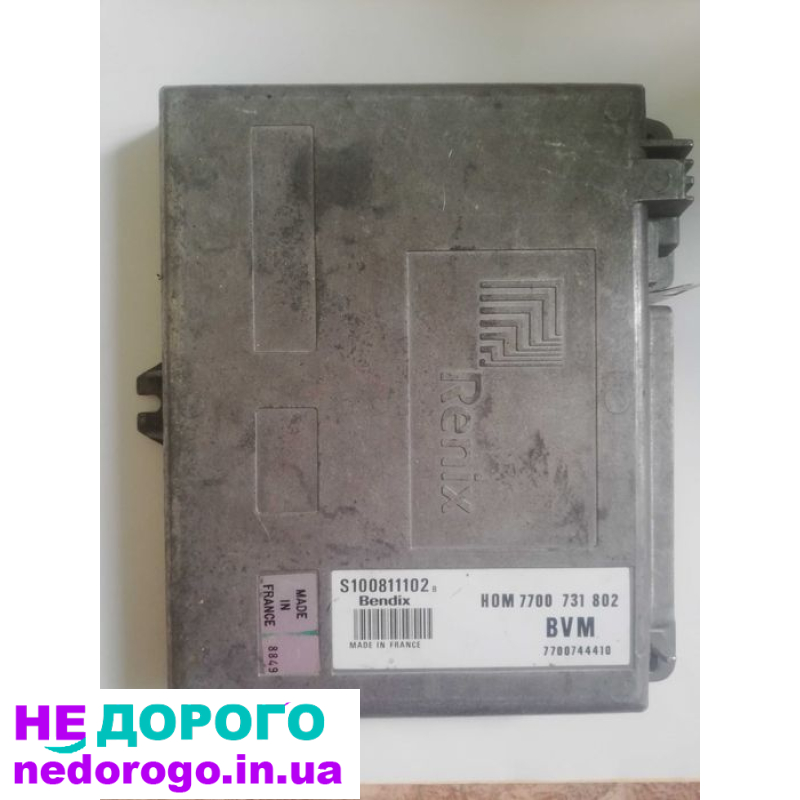 Блок управління двигуном Renault S100811102 B, 2010 рік, 1.6 л, бензин.
