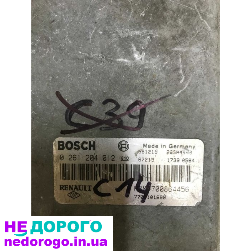 Блок управління двигуном Renault Safrane 0261204012 700864456, 1996 рік, 2.0 л, бензин.