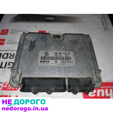 Блок управління двигуном Volkswagen Skoda 1.9TD 038906018AM 0281001707, 2002 рік, об'єм 1.9 л, дизель.