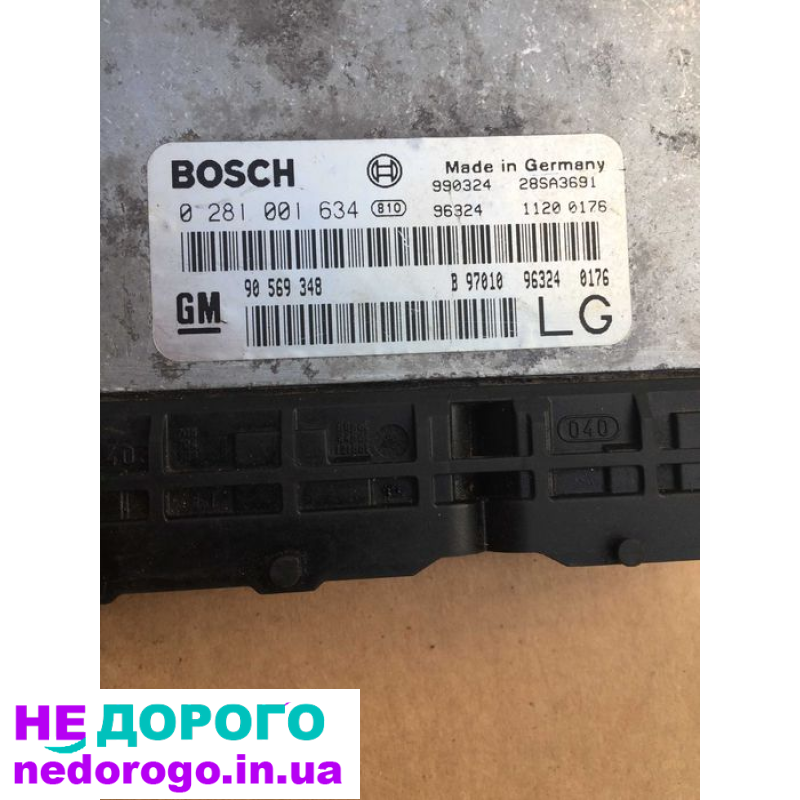 Блок управління Opel Vectra 2.0 DTI Bosch 0 281 001 634, 2001, 2.0 л, дизель.