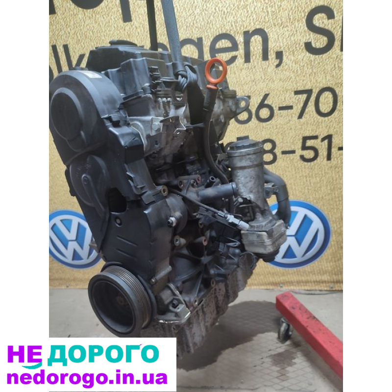 Двигун BLS 1.9 TDI 77 кВт для Passat Skoda Golf Caddy, 2005 рік, дизель, об'єм 1.9 л.