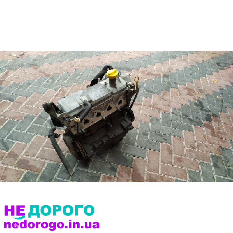 Двигун 1.4 8V K7J для Dacia Logan Sandero Renault Kangoo Clio. Об'єм 1.4 л, бензин, випущений у 2000-х роках.