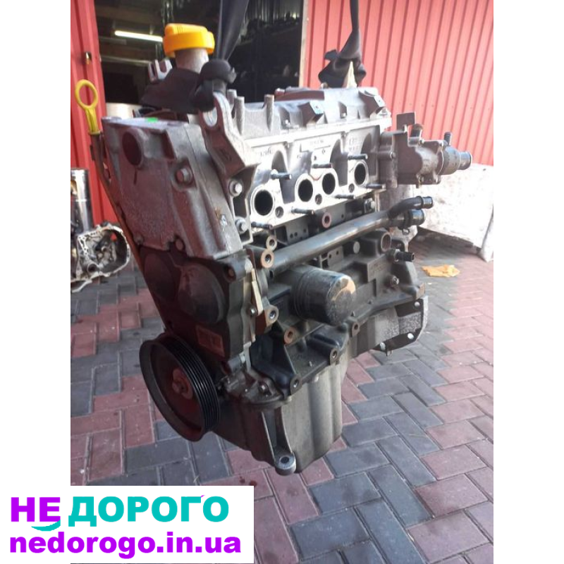 Двигун 1.4 8V K7J для Dacia Logan Sandero Renault Kangoo Clio. Об'єм 1.4 л, бензин, випущений у 2000-х роках.