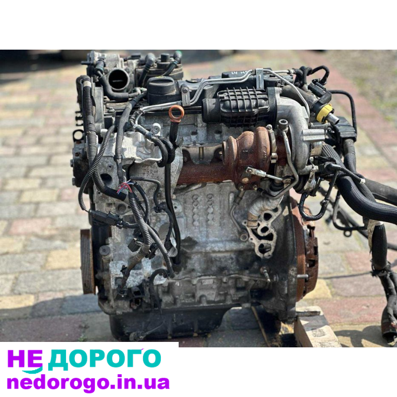 Двигатель Peugeot Citroen Ford 1.4 HDI 8HR 9684143880, 2008, дизель, 1.4 л.