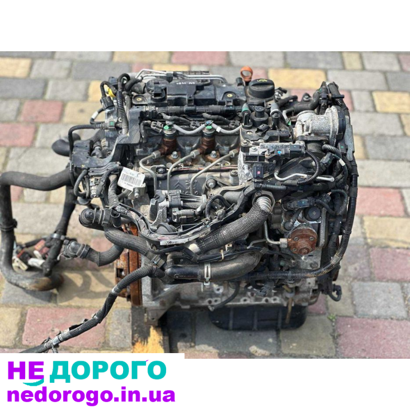 Двигатель Peugeot Citroen Ford 1.4 HDI 8HR 9684143880, 2008, дизель, 1.4 л.