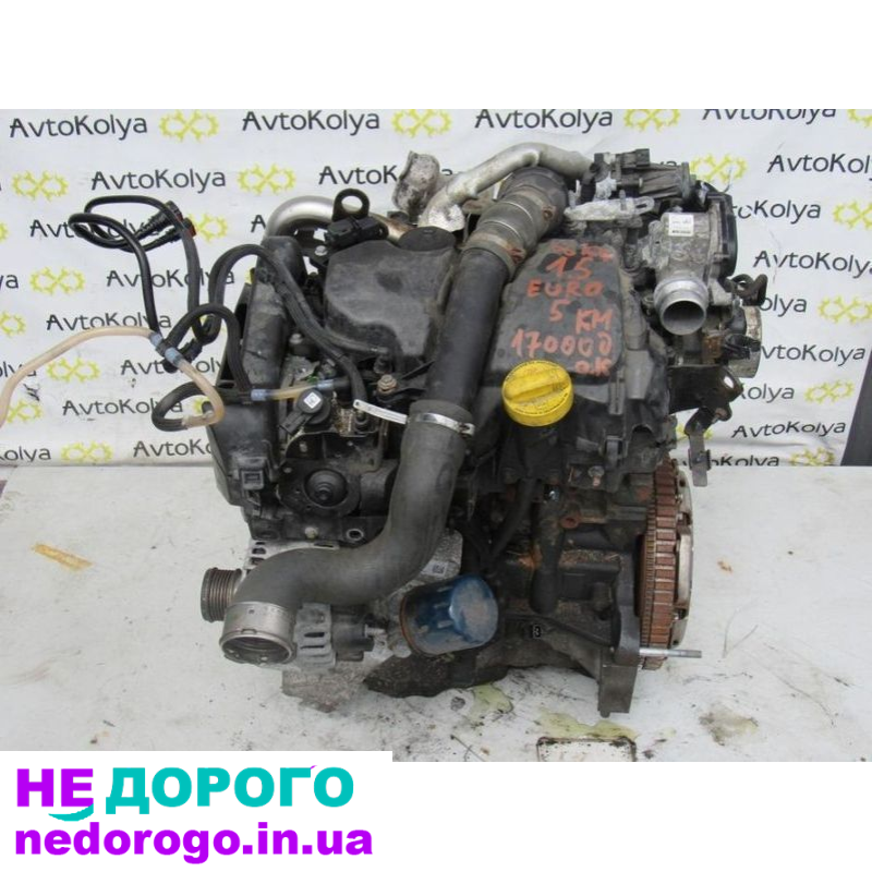 Двигун Renault 1.5 dci 03-15, дизель, 1.5 л. для Kangoo, Scenic, Megane, Laguna, Clio.