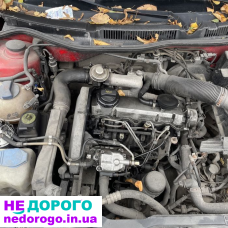 Двигун 1.9 TDI VW Bora Golf 4 Skoda Tour, ТНВД, патрубок, виробництво Україна.