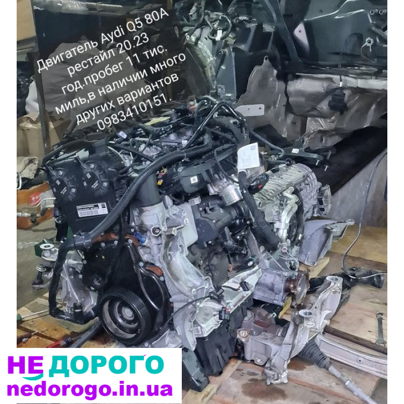Двигун Audi Q5 80A 2023 р. 2.0 л бензин.
