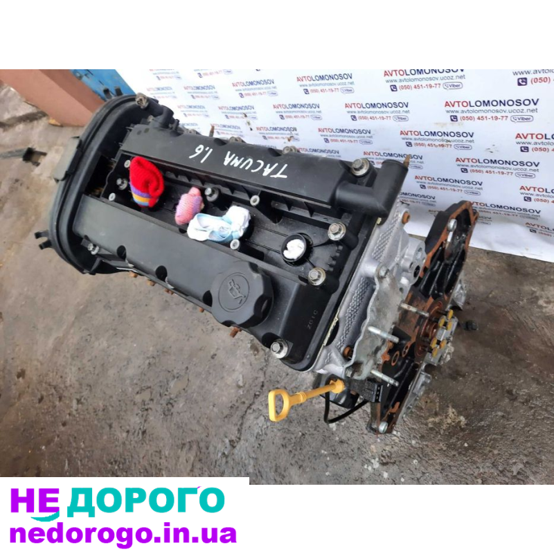 Двигун Chevrolet A16DMS 1.6 16V для Aveo Lacetti Tacuma, випущений в Україні.