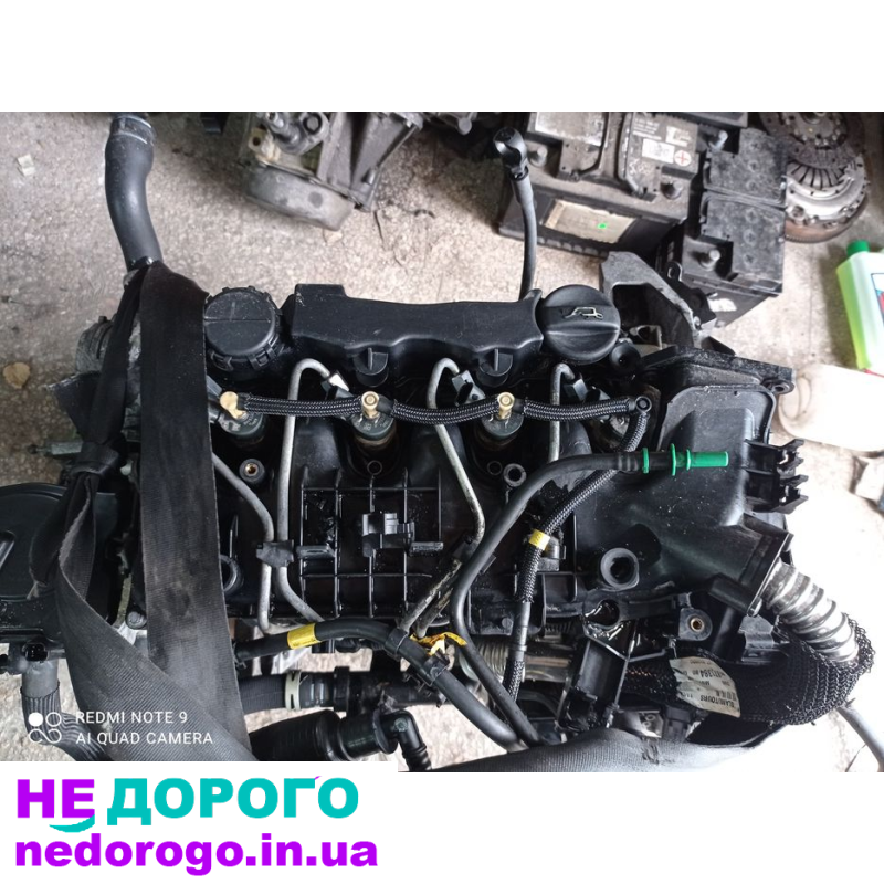 Двигун Peugeot Citroen 1,6 HDI DV6, 2012, 1,6 л дизель.