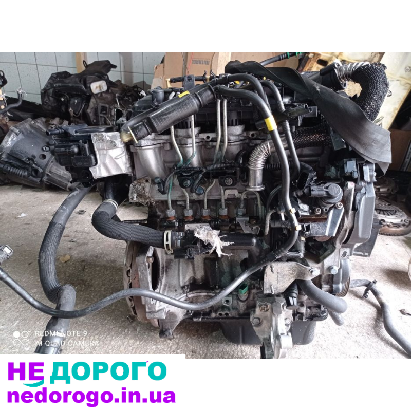 Двигун Peugeot Citroen 1,6 HDI DV6, 2012, 1,6 л дизель.