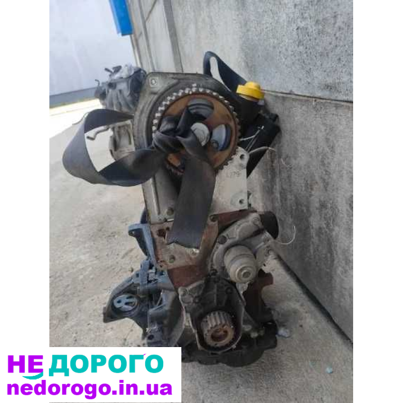 Двигун Renault F9Q 1.9, модель F9A F9K, рік випуску Трафік Меган, об'єм 1.9 л, паливо дизель.