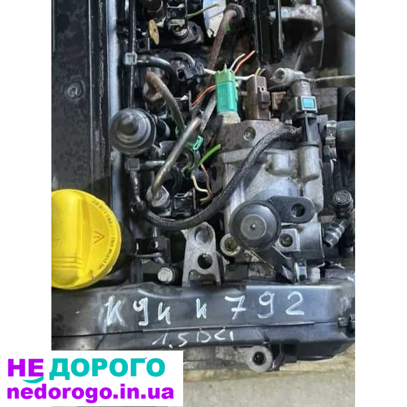 Двигун K9K 1.5 або 1.9 Renault Kangoo Megane Scenic Trafic Clio. Виробництво Renault. Дизельне паливо.