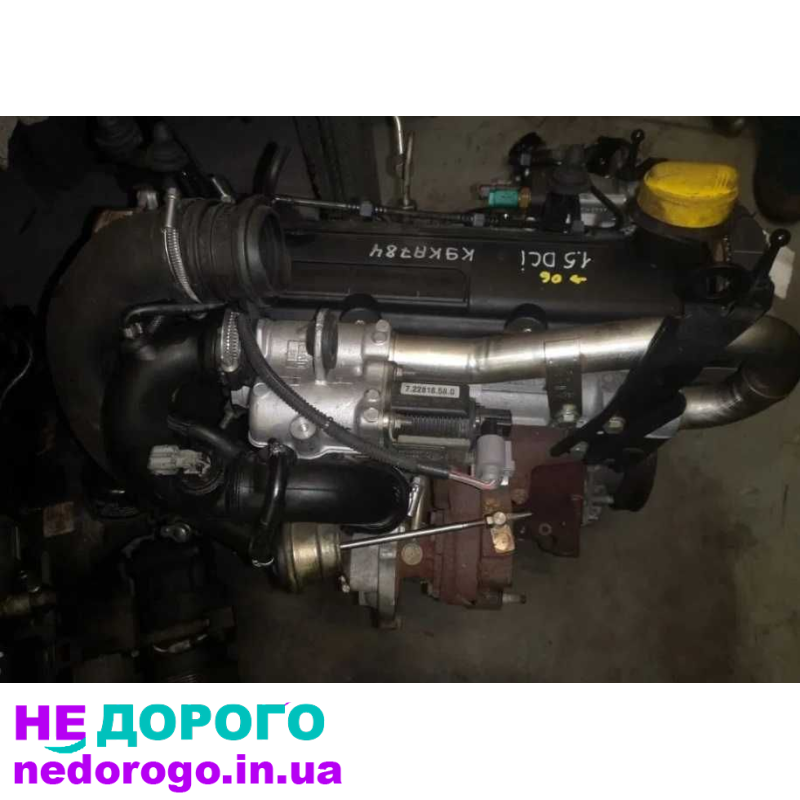 Двигун K9K 1.5-1.9 Renault Kangoo Megane Scenic Trafic Clio. Дизель, 2000-х, 1.5-1.9 л.