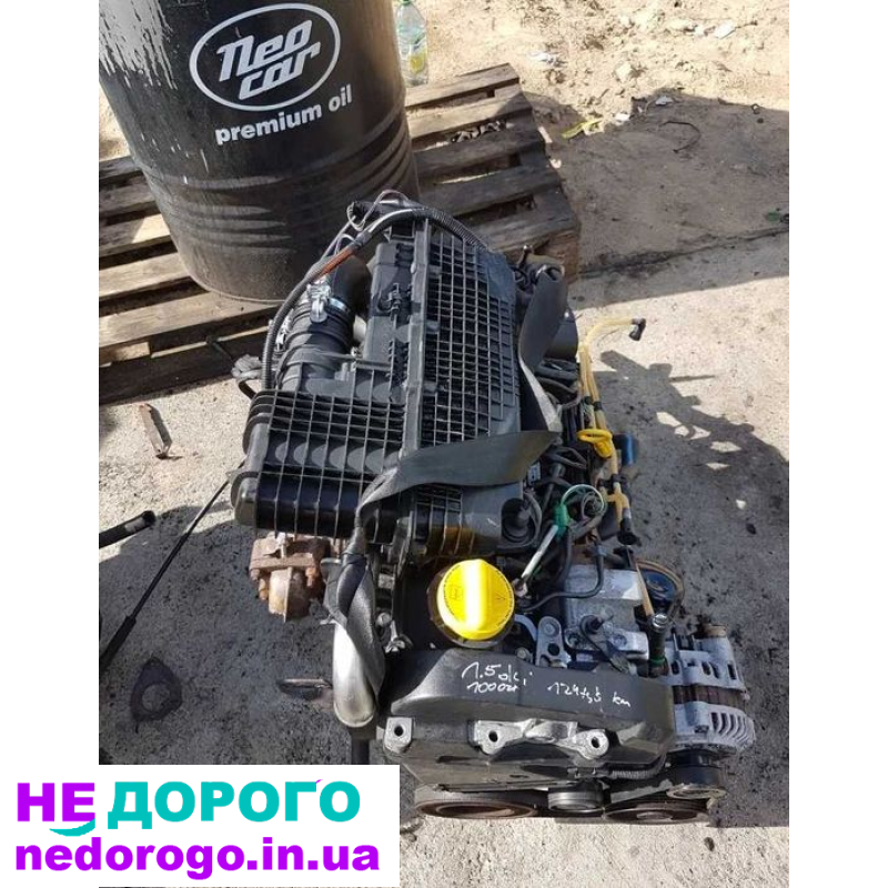 Двигун Кенго Меган 1.5 K9K, 2003-2008, 1.5 л, дизель, Євро 3, Євро 4.