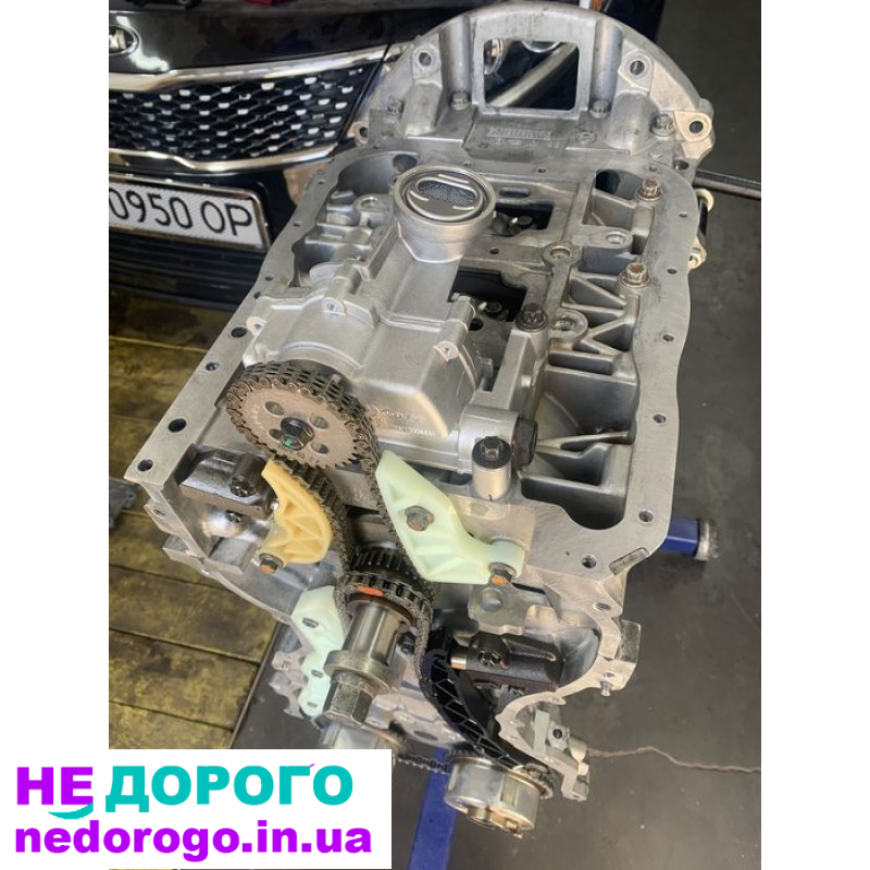 Двигун Kia Optima GDI G4KJ 2016 2.4 л бензин, Sorento G4KE 2017 2.0 л дизель, Santa Fe G4KD 2018 2.2 л бензин, G4KH 2019 1.6 л бензин, G4KK 2020 2.5 л бензин.