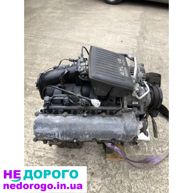 Двигун мотор Jeep Grand Cherokee WJ 4.7 V8, 2001 рік, бензин, об'єм 4.7 л.