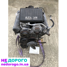 Двигун мотор Jeep Grand Cherokee WJ 4.7 V8, 2001 рік, бензин, об'єм 4.7 л.