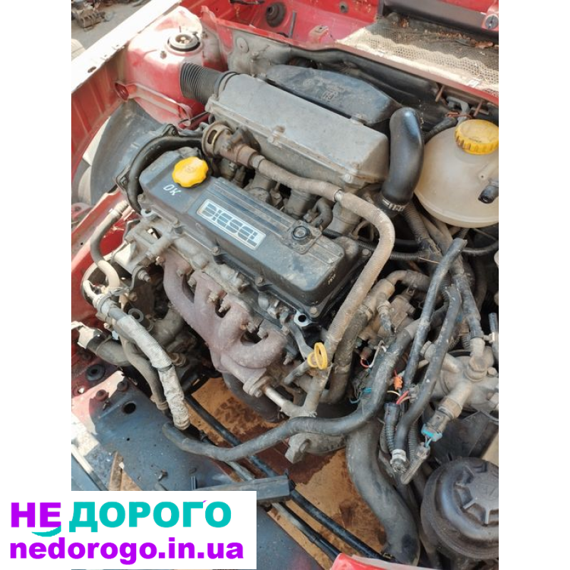 Двигун Opel Combo Corsa Kadett Astra Vectra 1.7 D, 1990-1998, дизель, 1.7 л.