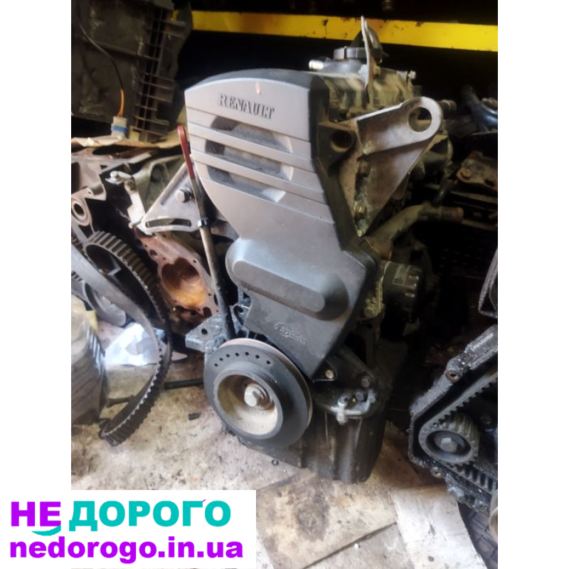 Двигун Renault K7M 1.6 8V для Megane I, Scenic I, 1996 р., бензин.