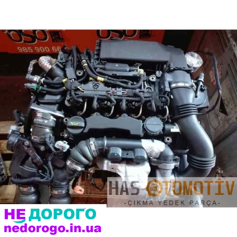 Двигун PSA 9NZ 1.6 HDI для Citroen Peugeot 2004-2011, дизель, 1.6 л.