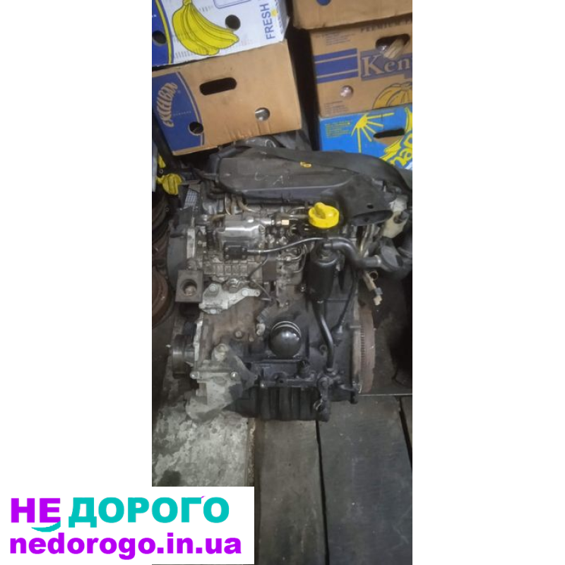 Двигун RENAULT 1.9DTI F9Q 2001 1.9л дизель.