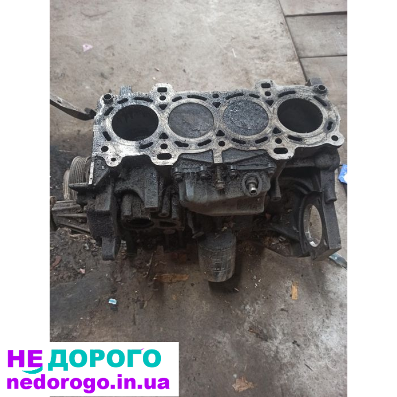Двигун з головкою блока від автомобіля Форд, модель, рік випуску, об'єм двигуна та тип палива.