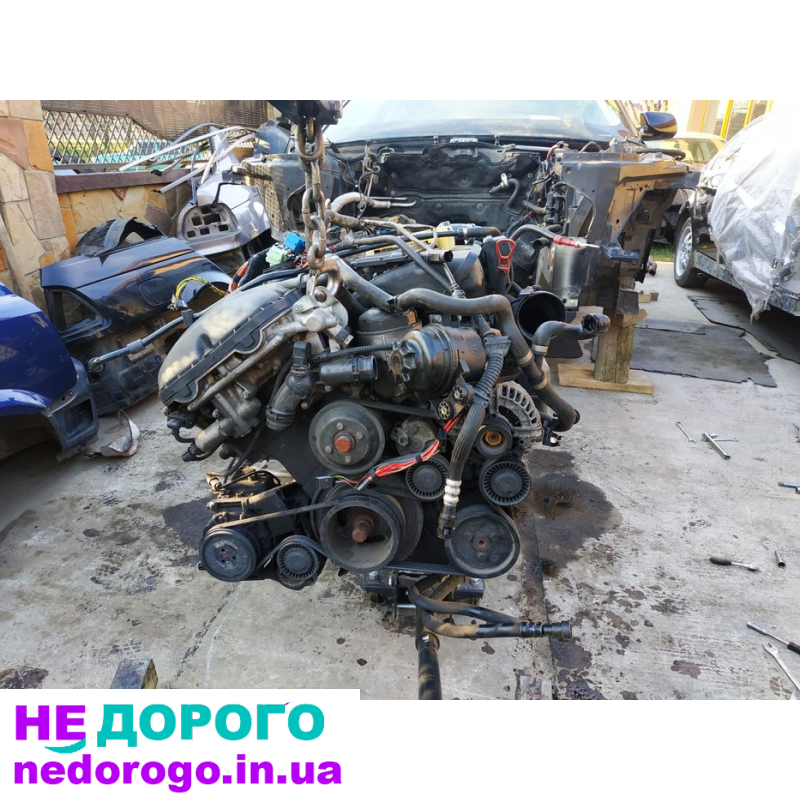 Двигун BMW 5 E60 2005 рік M54B22 2.2 бензин.