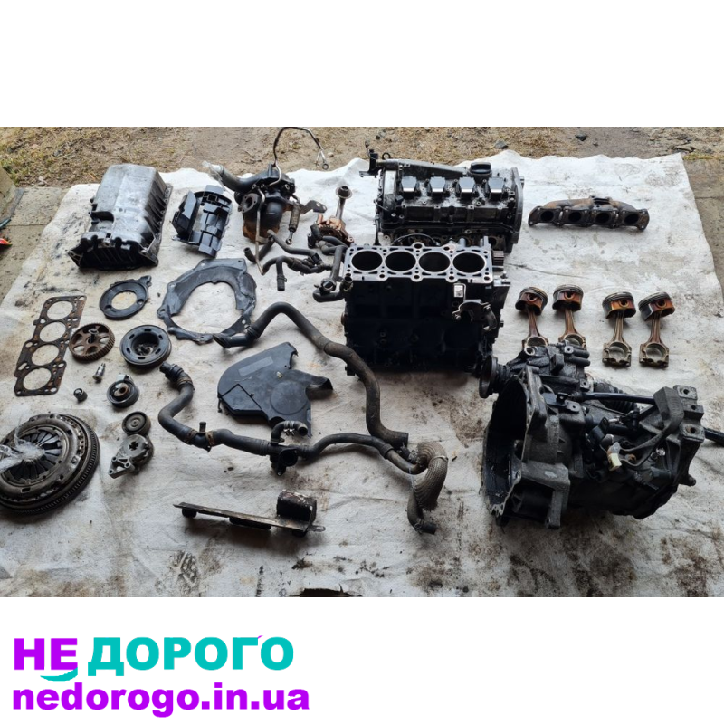 Двигун AGU 1.8 20V бензин для SKODA VW AUDI, гбц, коробка кпп.