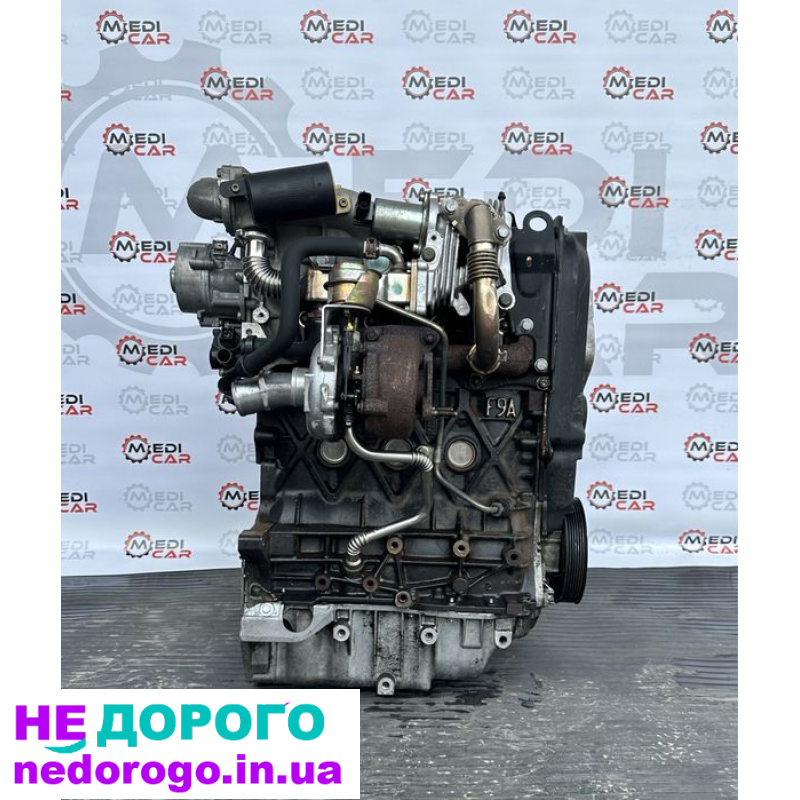 Двигун 1.9 dci Renault Nissan Opel F9Q F9A F9K F9 F8T F8Q, 2000-2010, 1.9 л, дизель.