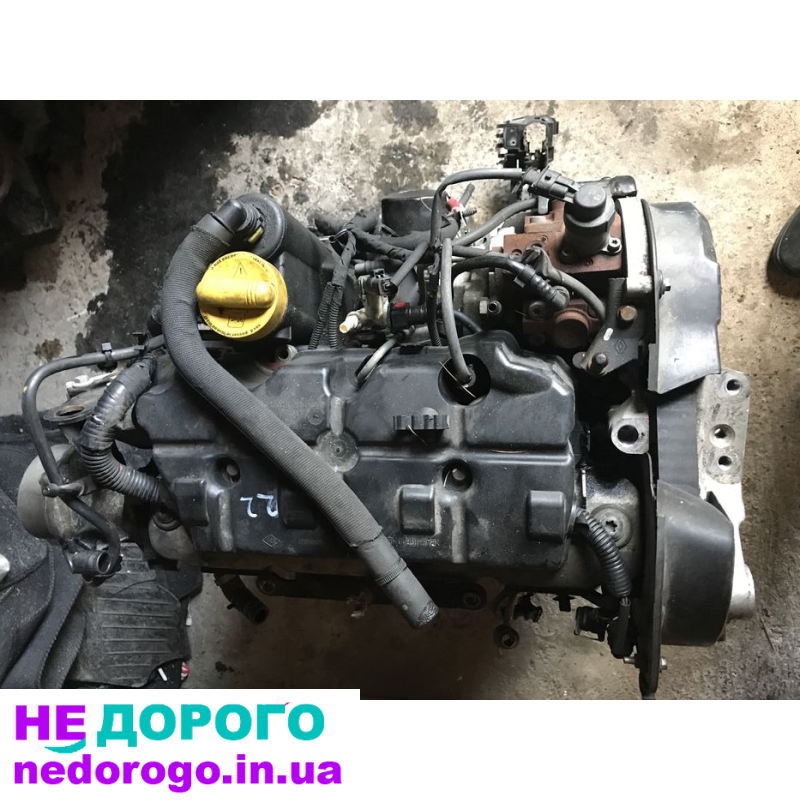 Двигун 1.9 F9Q N 870 для Renault Scenic 3, Megane 3, Trafic, Vivaro, 2010 р., 1.9 л, дизель.