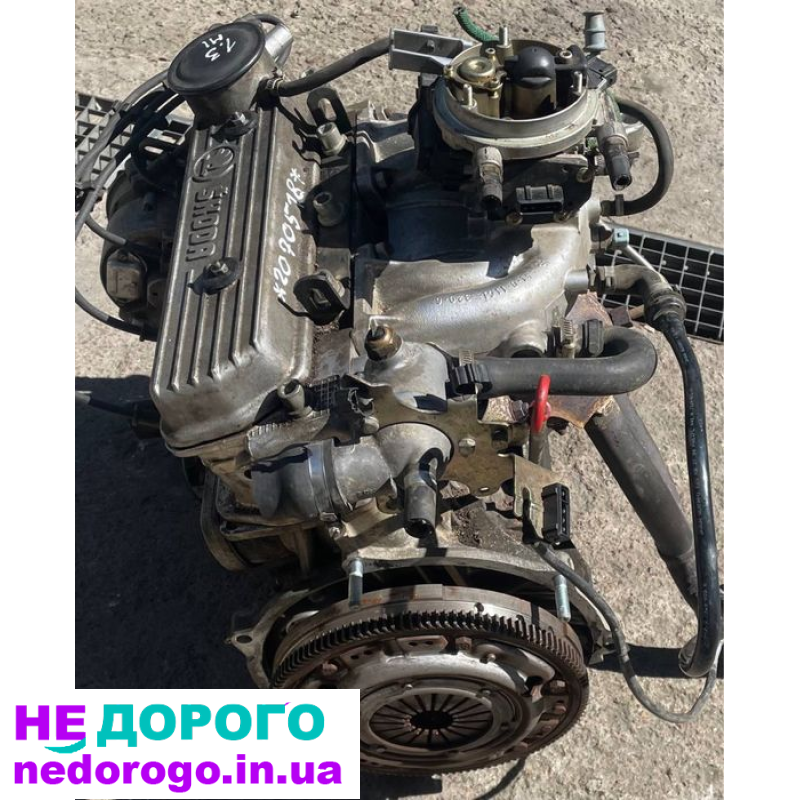 Двигун Skoda 1.3 781136b, 124тис.км, 500$, 2000р., бензин.
