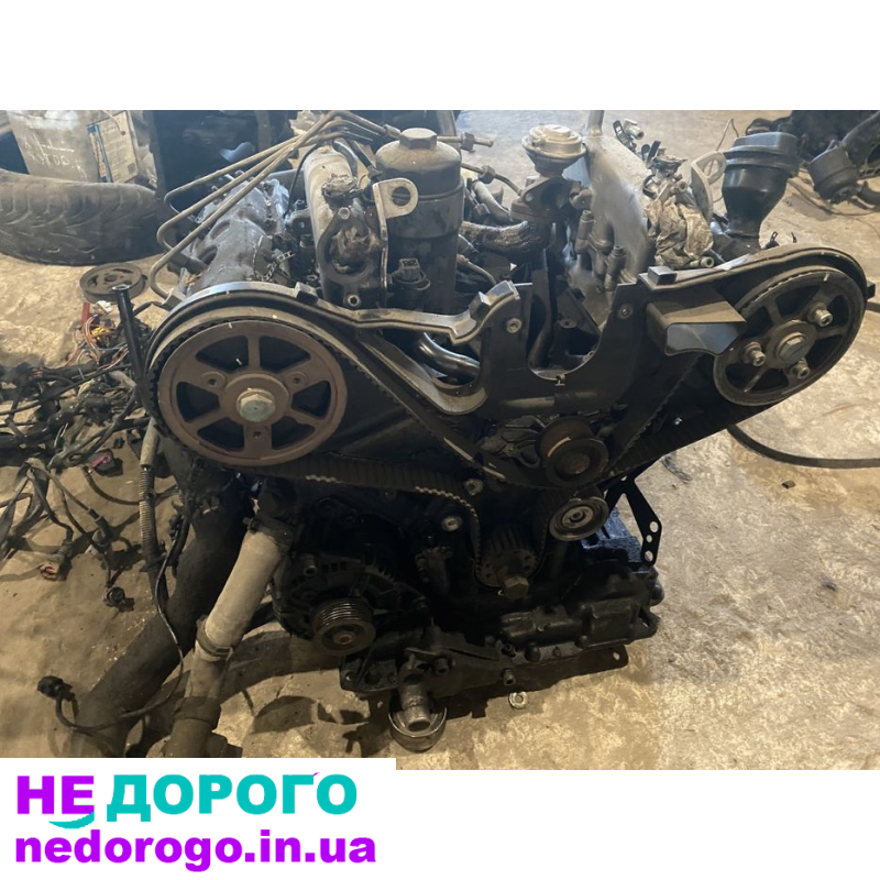 Двигун Audi AFB 2.5 дизель, A6 C5 A4 B5 Passat B5, 2000 рік, 2.5 л, дизель.