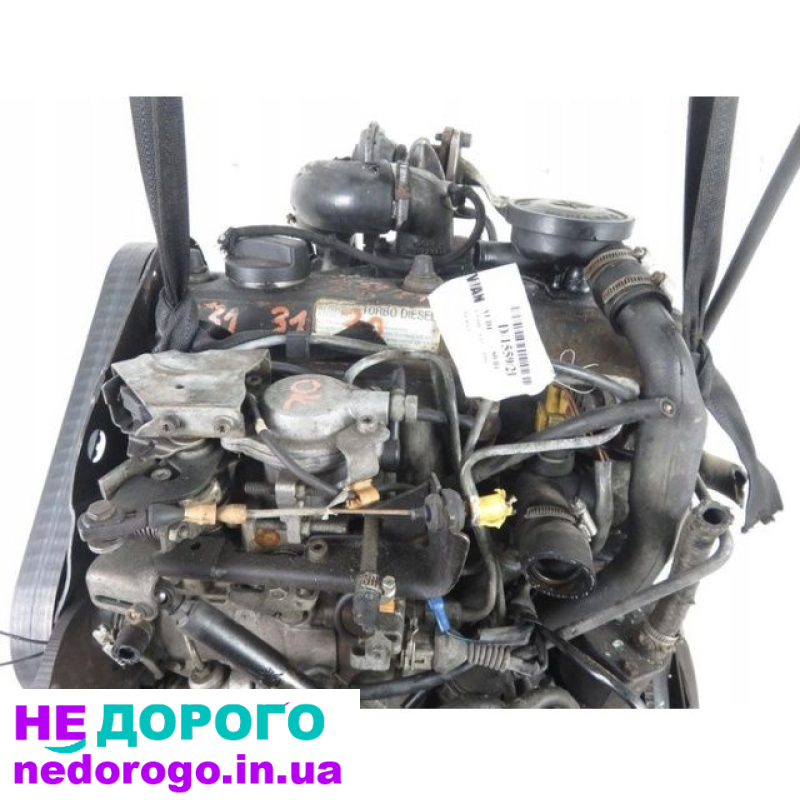 Двигун Audi 80 1.9 TD AAZ 1991, 1.9 ТД дизель. Volkswagen Transporter T4 1.9 1995, 1.9 ТД дизель.