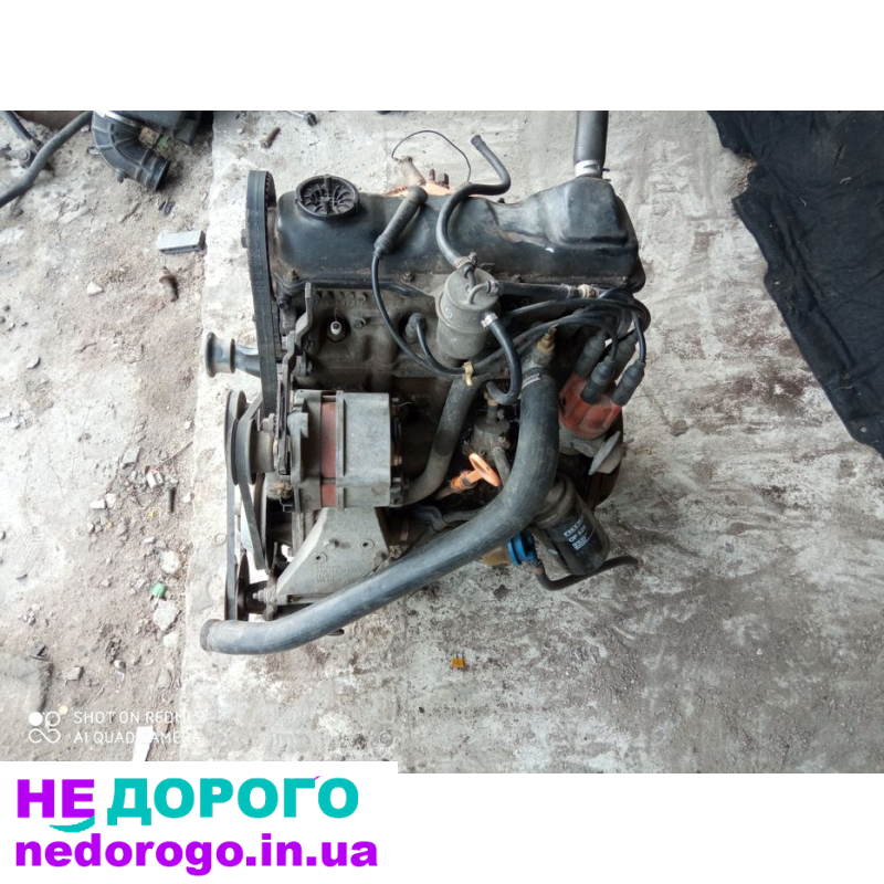 Двигун Audi 80 B3 1.6 бензин 1986р 1.6л генератор, стартер, гідропідсилювач, без ГАЗу.