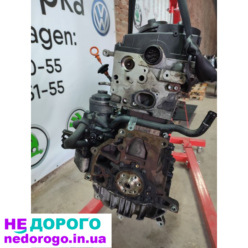 Двигун BKD 2.0 TDI 103 кВт для Шкода Октавія, Фольксваген. Об'єм 2.0 л, дизельне паливо, випущений у 2004 році.