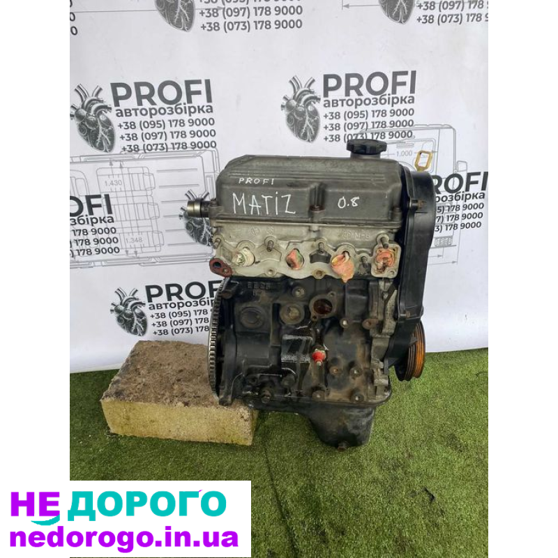 Двигун Daewoo Matiz 0.8 F8CV 98-05 бензин 0.8 л.
