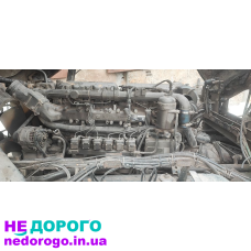 Двигун DAF 95.480, модель Euro 3, випущений у 2003 році, об'єм 12,6 літра, працює на дизельному паливі.