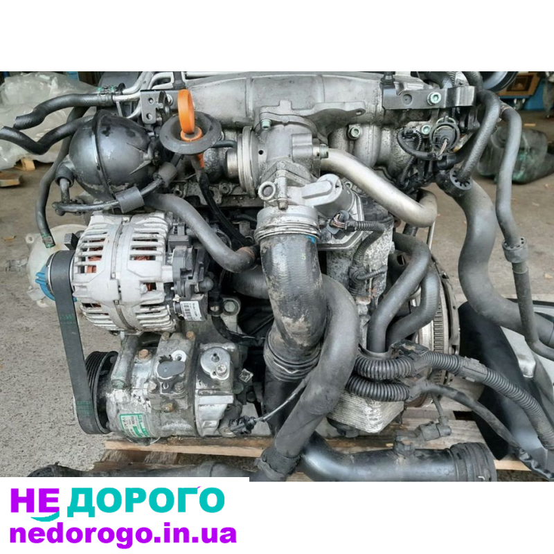 Двигун Volkswagen Touran Golf 5 Passat B6 Audi Skoda 2.0 TDI BKD BKP 2004-2010 2.0 л дизель.