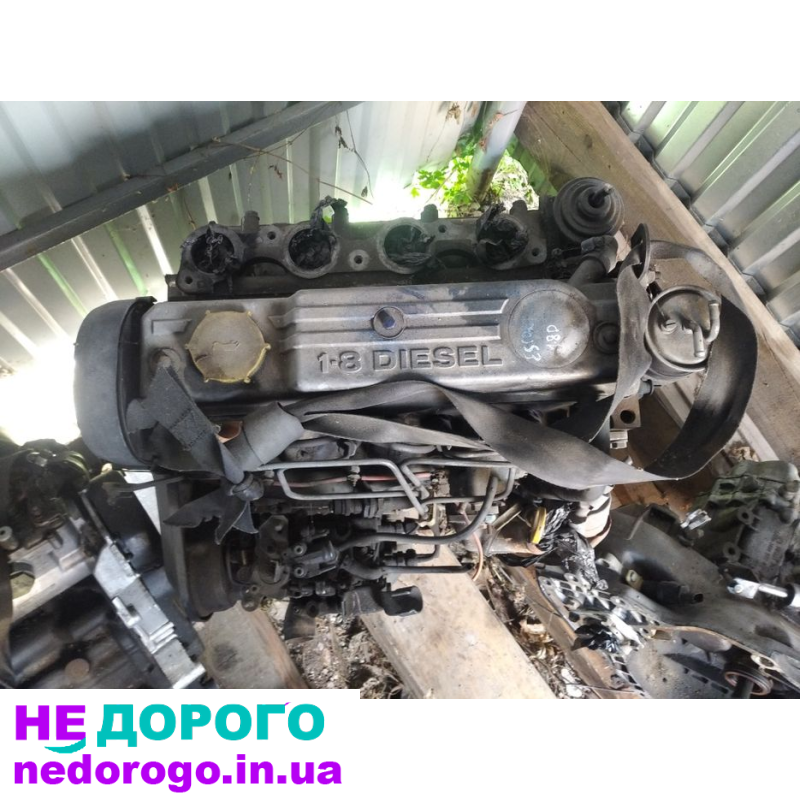 Двигун Ford Courier Endura DE 1.8 D, 1996 рік, 1.8 л, дизель.