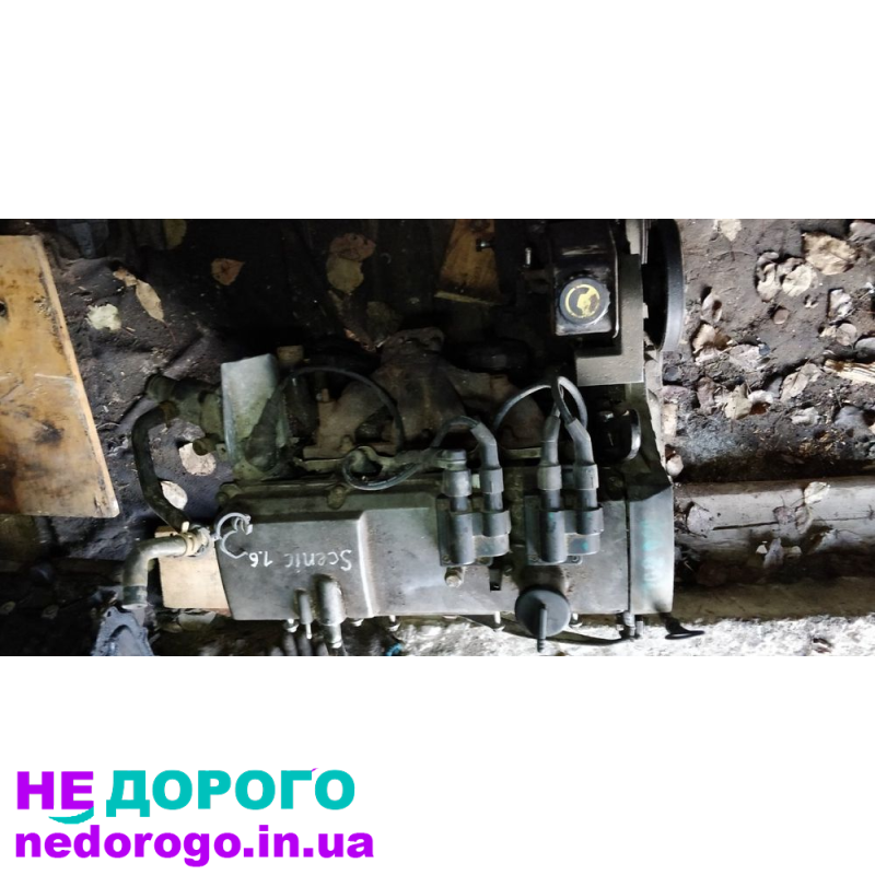 Двигун K7M 1.6 Renault Scenic 2003, бензин Laguna Logan Clio Kangoo.