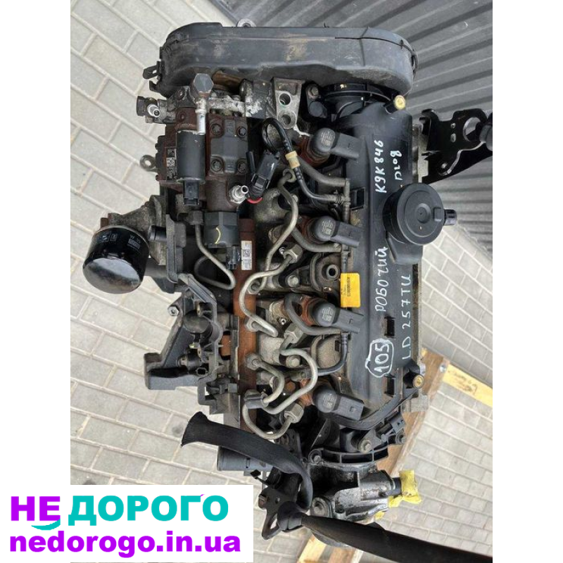 Двигун K9K 846, Renault Megane 3, 2011, 1.5 DCI E5, дизель.