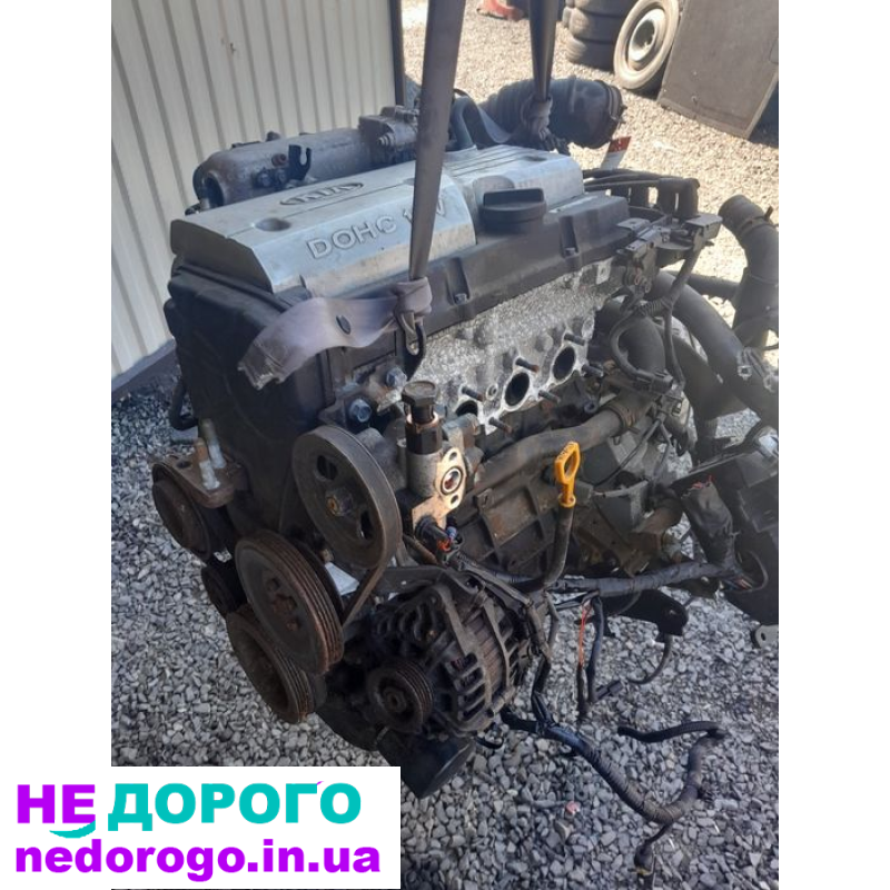 Двигун Kia Rio 1,4 G4EE 16 клапанів, 2012 рік, бензин, 1,4 л. Об'єм.