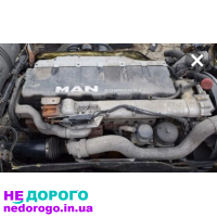 Двигун MAN TGA 18.430 d2066 lf, модель 18.430, рік випуску невідомий, об'єм 10,5 л, паливо дизельне.