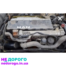 Двигун MAN TGA 18.430 d2066 lf, модель 18.430, рік випуску невідомий, об'єм 10,5 л, паливо дизельне.