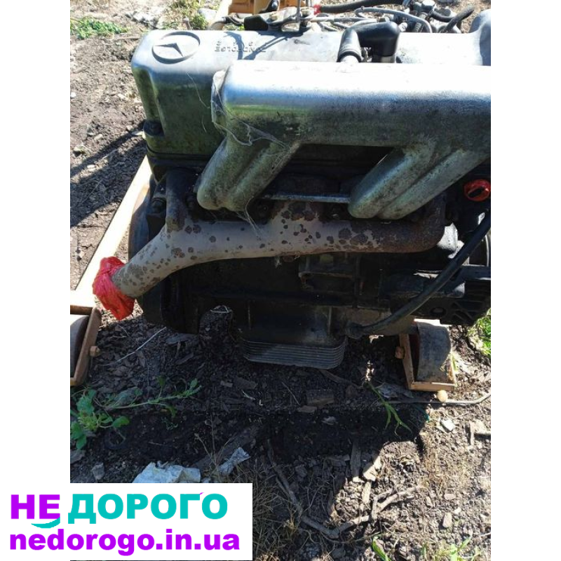 Двигун Mercedes MB100 W123 OM616, 1980 рік, 2.4 л, дизель.