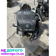 Двигун мотор 1.6 бензин AKL Skoda Audi Seat 2001 1.6 литра.