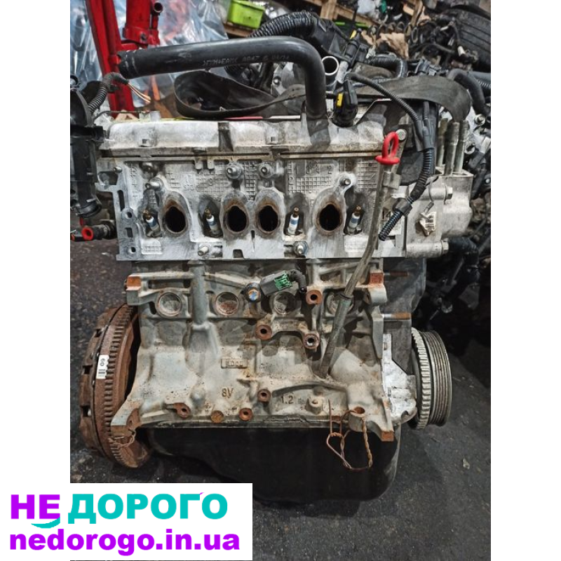 Двигун мотор 169A4000 1.2 8v для Ford Ka Fiat 500 Panda Punto, випущений у 169A4000, об'єм 1.2 л, бензин.